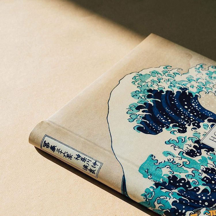 Φωτο-Άλμπουμ 24X32εκ με 30 Αυτοκόλλητα Φύλλα HOKUSAI by Kokonote