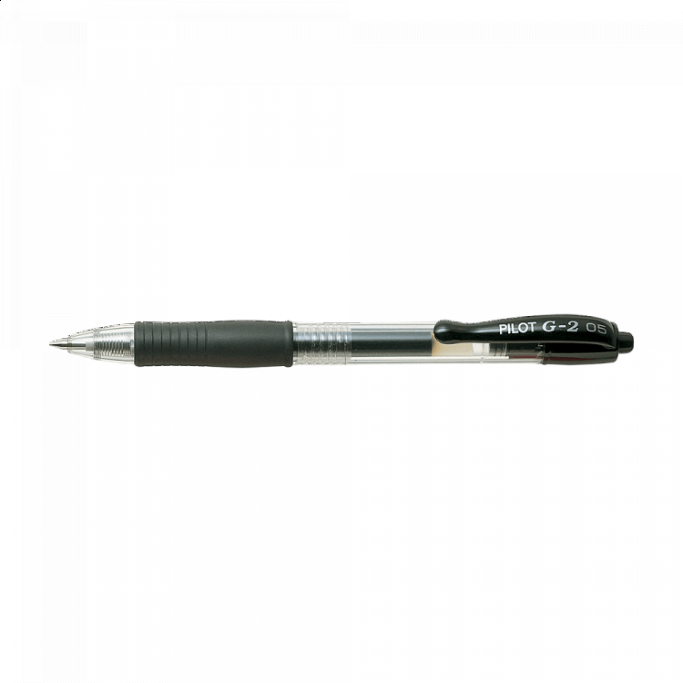 Στυλό Gel 0.5mm Fine PILOT G-2 Μαύρο, σε Κουτί 12τμχ