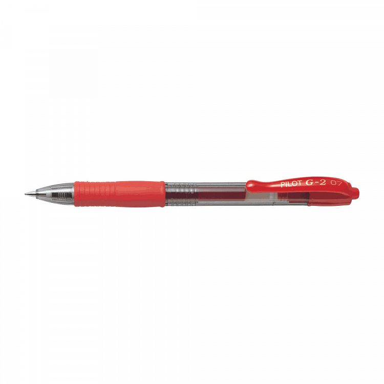 Στυλό Μπίλιας 0.7mm PILOT G-2 Κόκκινο, σε Κουτί 12τμχ