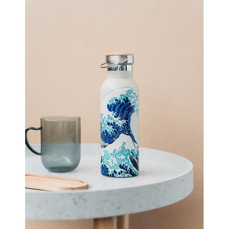 Μεταλλικό Μπουκάλι με Λαβή 500ml HOKUSAI by Kokonote