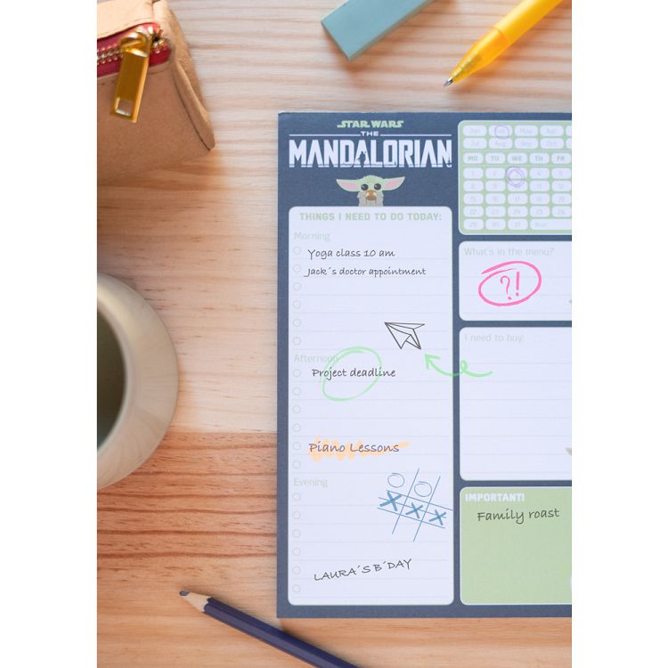 Καθημερινό Πλάνο To Do List Α5 54Φ THE MANDALORIAN