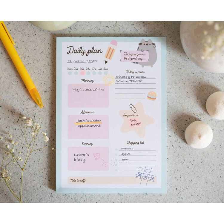 Καθημερινό Πλάνο To Do List A5 54 Φύλλα PUSHEEN Foodie Collection