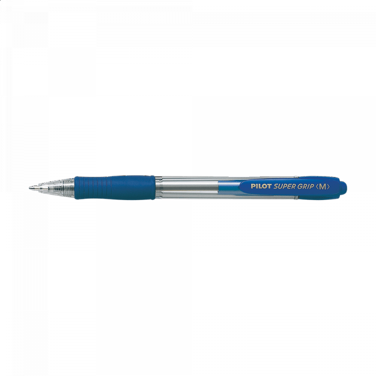 Στυλό Μπίλιας 1.0mm PILOT SUPER GRIP Medium Μπλε, σε Κουτί 12τμχ