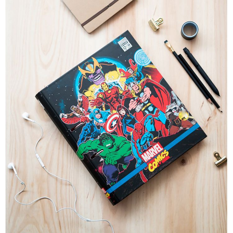Premium Κλασέρ 2 κρίκων με Λάστιχο MARVEL COMICS Avengers