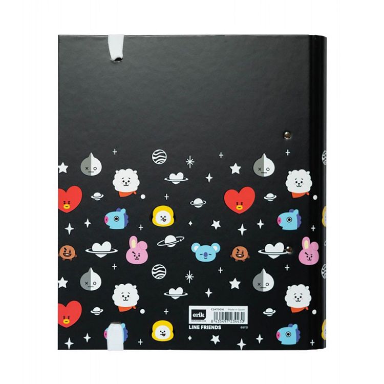 Premium Κλασέρ 2 κρίκων με Λάστιχο BT21