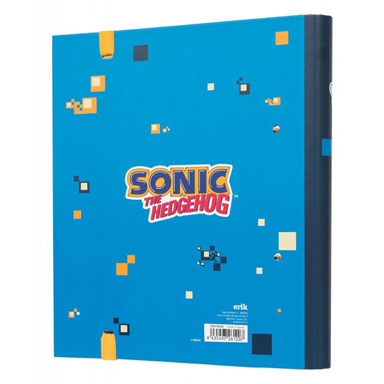 Premium Κλασέρ 2 κρίκων με Λάστιχο SONIC THE HEDGEHOG