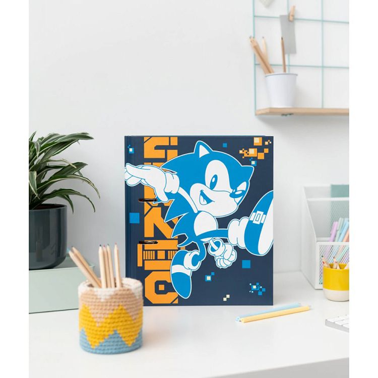 Premium Κλασέρ 2 κρίκων με Λάστιχο SONIC THE HEDGEHOG