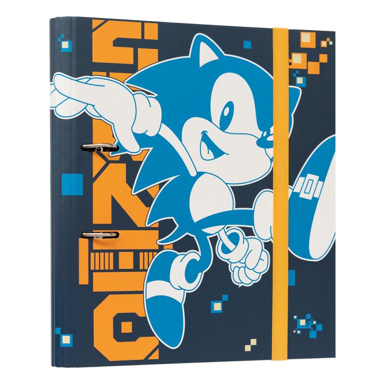 Premium Κλασέρ 2 κρίκων με Λάστιχο SONIC THE HEDGEHOG