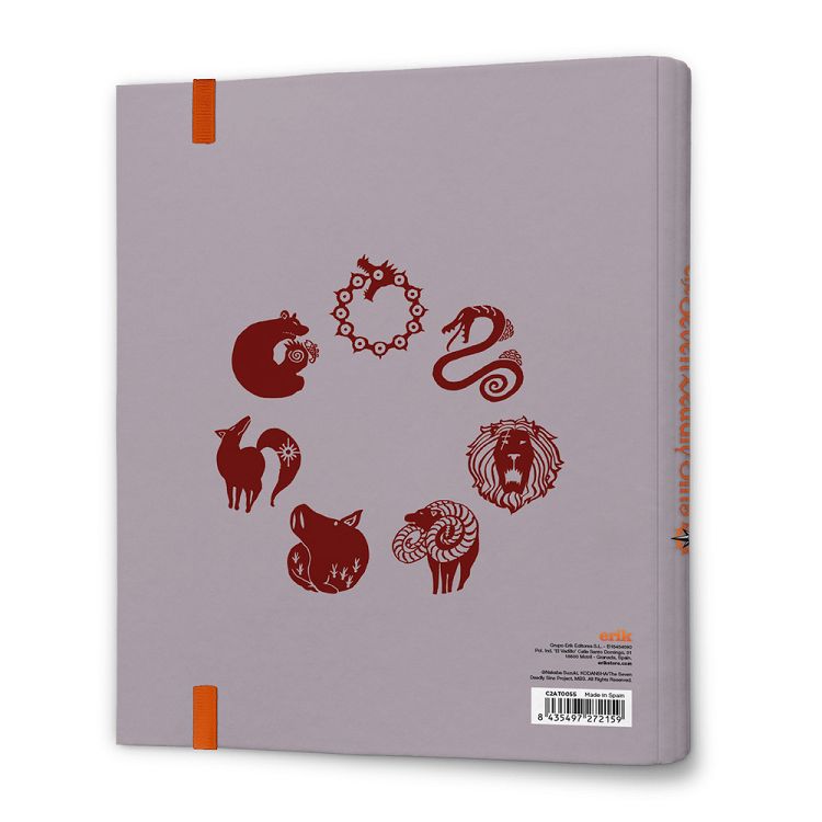 Premium Κλασέρ 2 κρίκων με Λάστιχο THE SEVEN DEADLY SINS (Anime Collection)