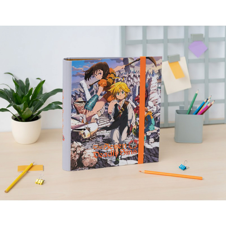Premium Κλασέρ 2 κρίκων με Λάστιχο THE SEVEN DEADLY SINS (Anime Collection)