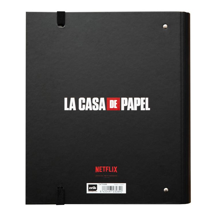 Premium Κλασέρ με Λάστιχο 4 κρίκων LA CASA DE PAPEL