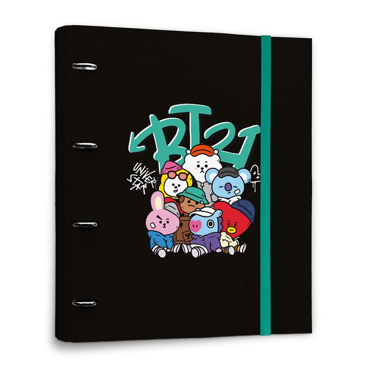 Premium Κλασέρ με Λάστιχο 4 κρίκων BT21 Street Mood