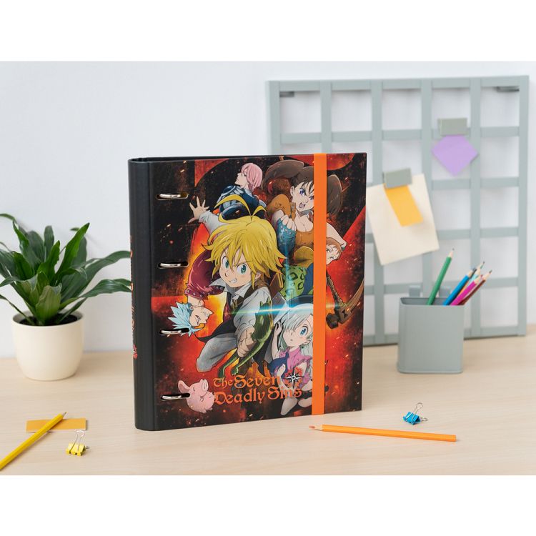 Premium Κλασέρ με Λάστιχο 4 κρίκων THE SEVEN DEADLY SINS (Anime Collection)