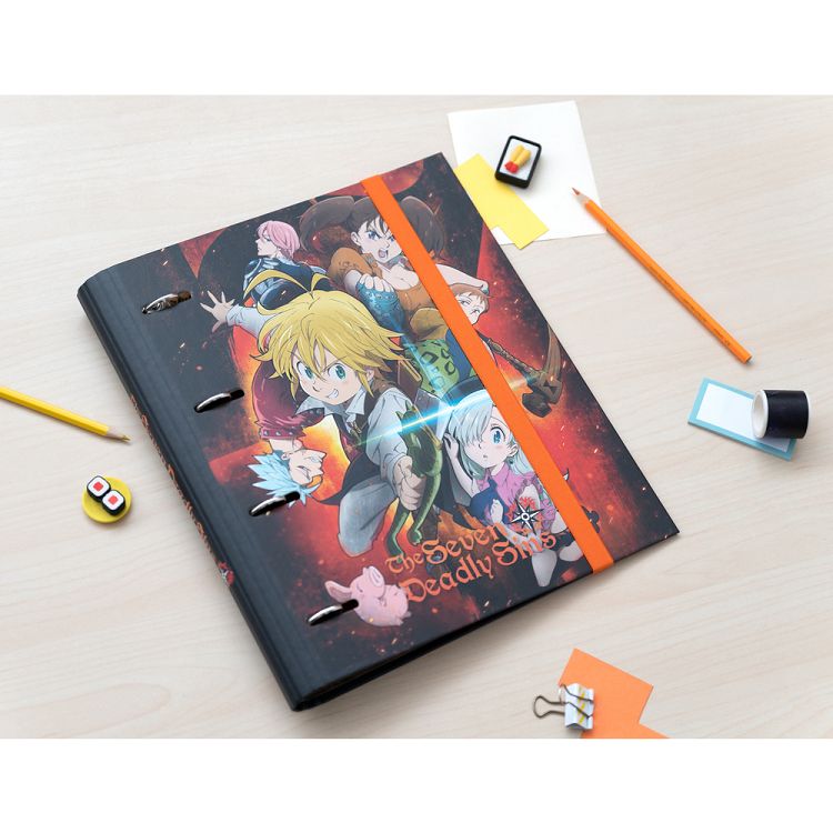 Premium Κλασέρ με Λάστιχο 4 κρίκων THE SEVEN DEADLY SINS (Anime Collection)