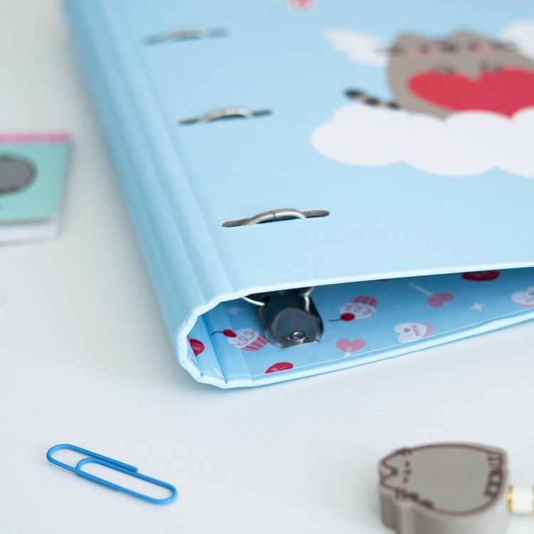 Premium Κλασέρ με Λάστιχο 4 κρίκων PUSHEEN PURRFECT LOVE Collection