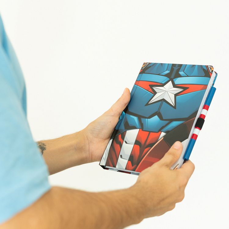 Premium Τετράδιο Α5 MARVEL CAPTAIN AMERICA Uniform