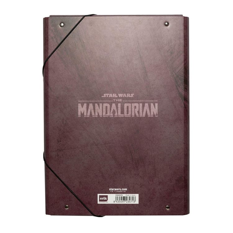 Κουτί σκληρό, 3cm ράχη, με Λάστιχο A4 STAR WARS THE MANDALORIAN