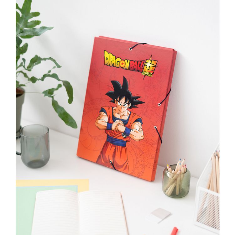 Κουτί σκληρό, 3cm ράχη, με Λάστιχο A4 DRAGON BALL (Anime Collection)
