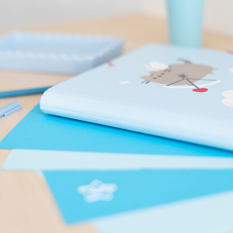 Κουτί σκληρό, 3cm ράχη, με Λάστιχο A4 PUSHEEN Purrfect Love Collection