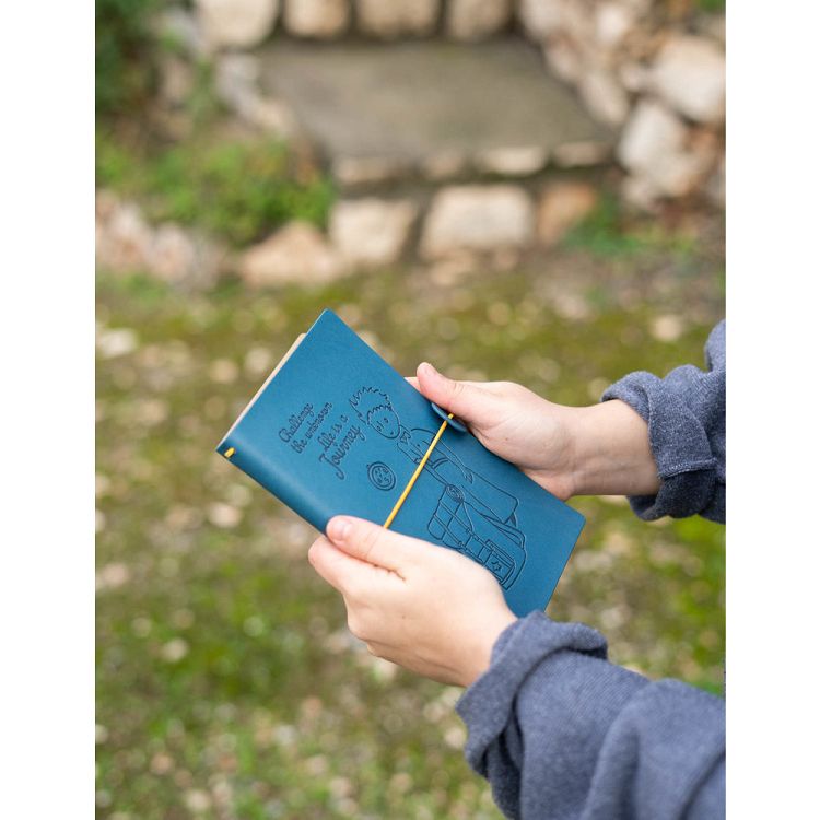 Ταξιδιωτικό Τετράδιο με Μαλακό Εξώφυλλο από Δερματίνη 12X20 Ο ΜΙΚΡΟΣ ΠΡΙΓΚΗΠΑΣ