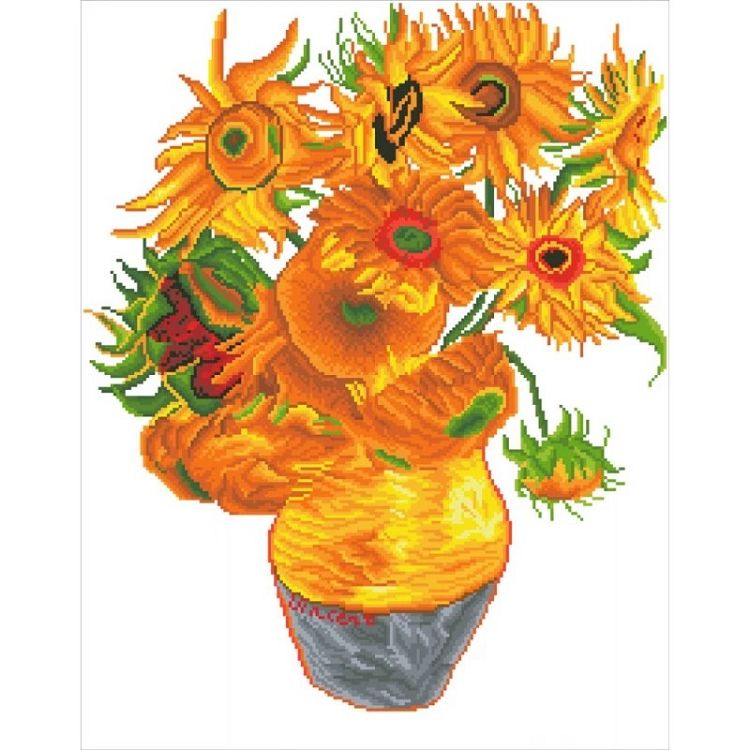 Diamond Dotz VAN GOGH Ηλιοτρόπια/Sunflowers 55,9X71,1