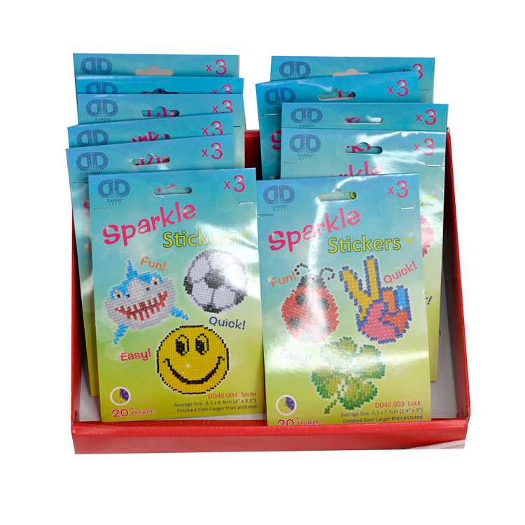 Diamond Dotz Sparkle Stickers Luck