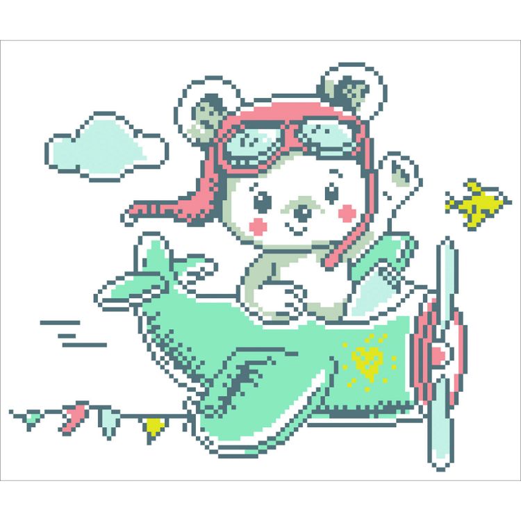 Diamond Dotz Aero Bear 33X28