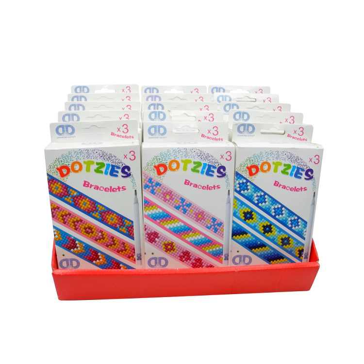 Diamond Dotz Dotzies σετ 3 Βραχιόλια Μπλε