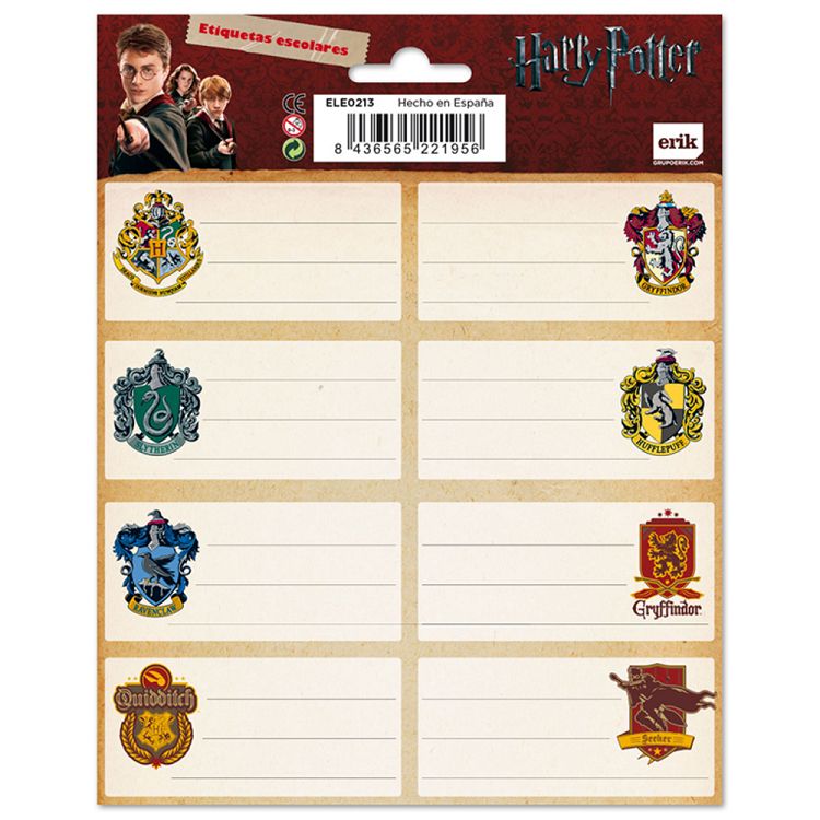 Αυτοκόλλητες Ετικέτες 8x2 HARRY POTTER 1
