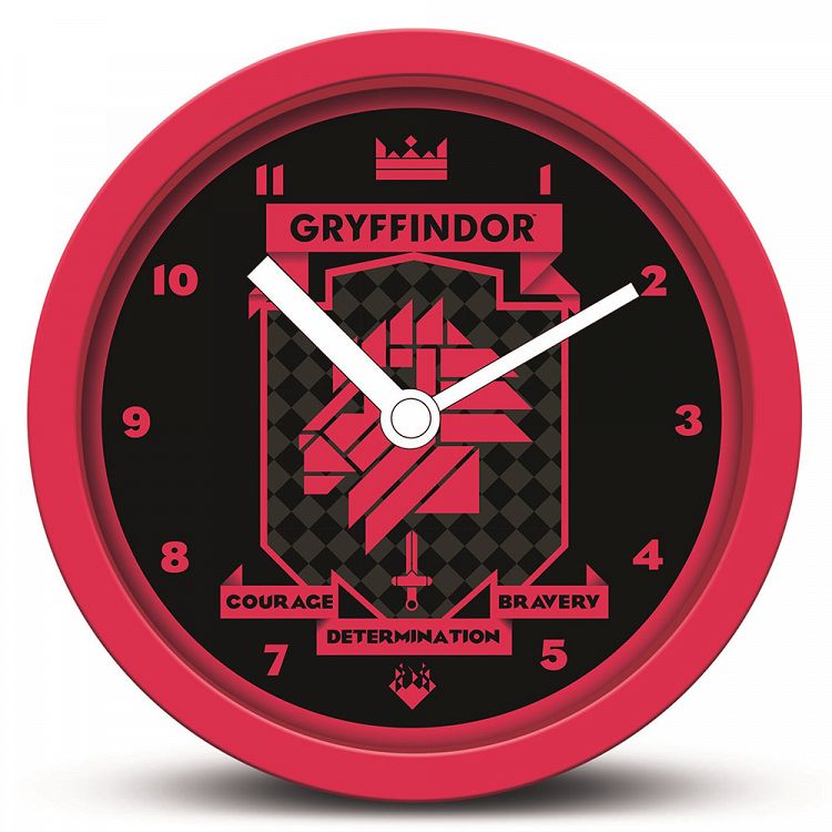 Ρολόι με Ξυπνητήρι 13εκ HARRY POTTER Gryffindor Emblem