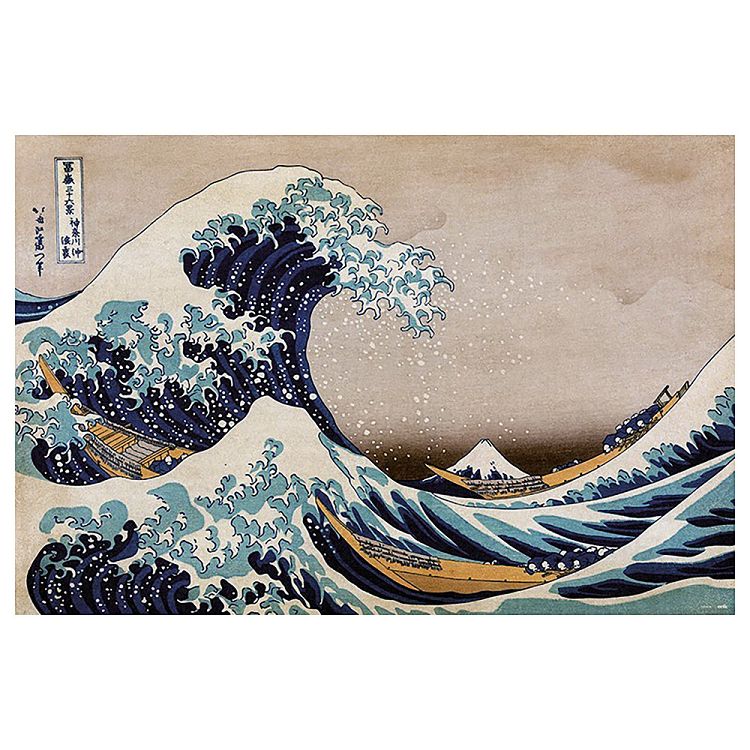 Αφίσα 91,5Χ61εκ. HOKUSAI The Great Wave off Kanagawa