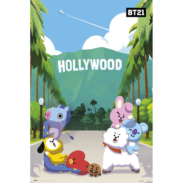 Αφίσα 61Χ91,5εκ. BT21 Hollywood