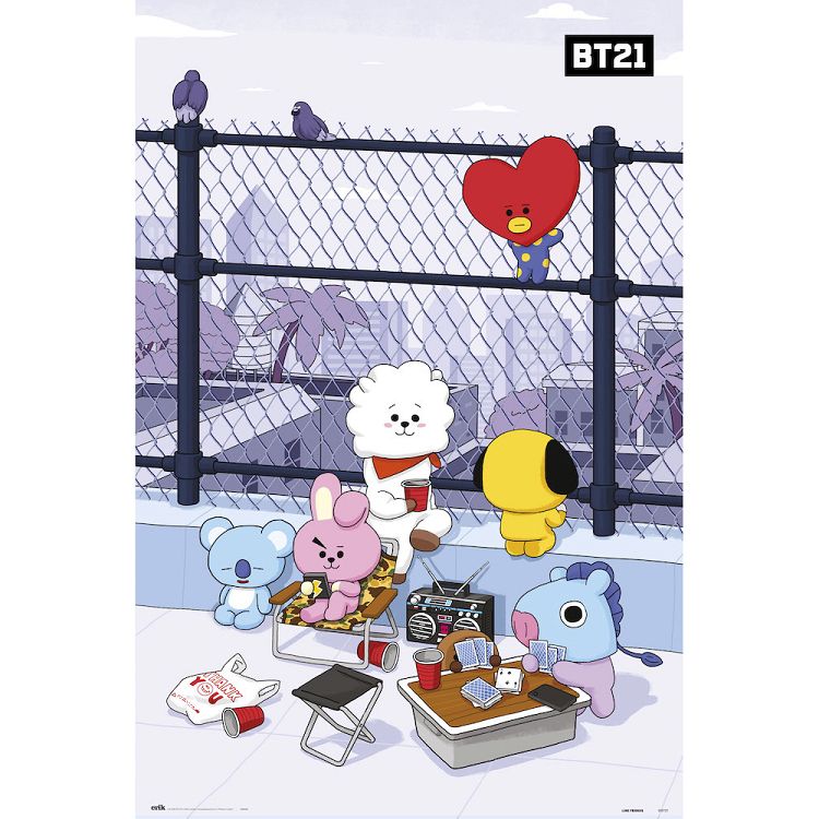 Αφίσα 61Χ91,5εκ. BT21 Ταράτσα