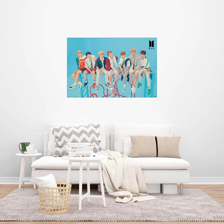 Αφίσα 91,5Χ61εκ. BTS Blue