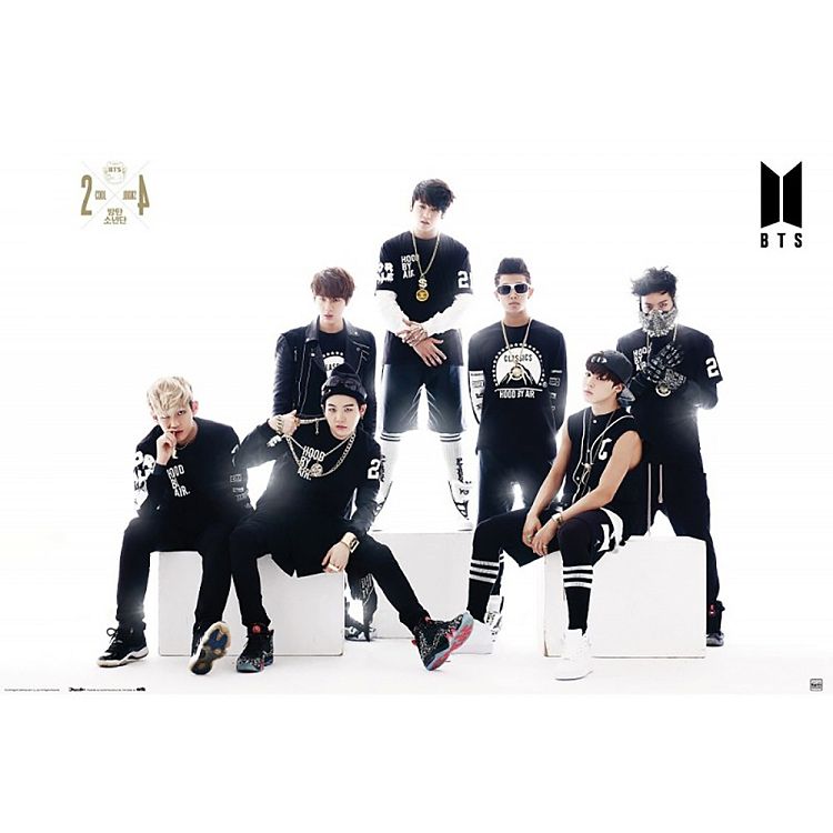 Αφίσα 91,5Χ61εκ. BTS Black & White