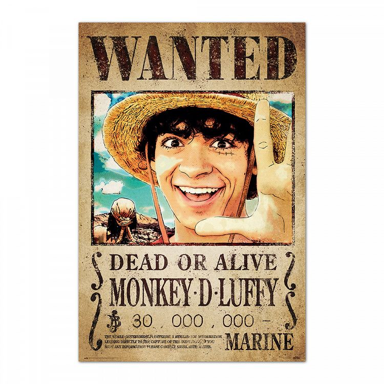 Αφίσα 61Χ91,5εκ NETFLIX ONE PIECE Wanted Monkey D. Luffy