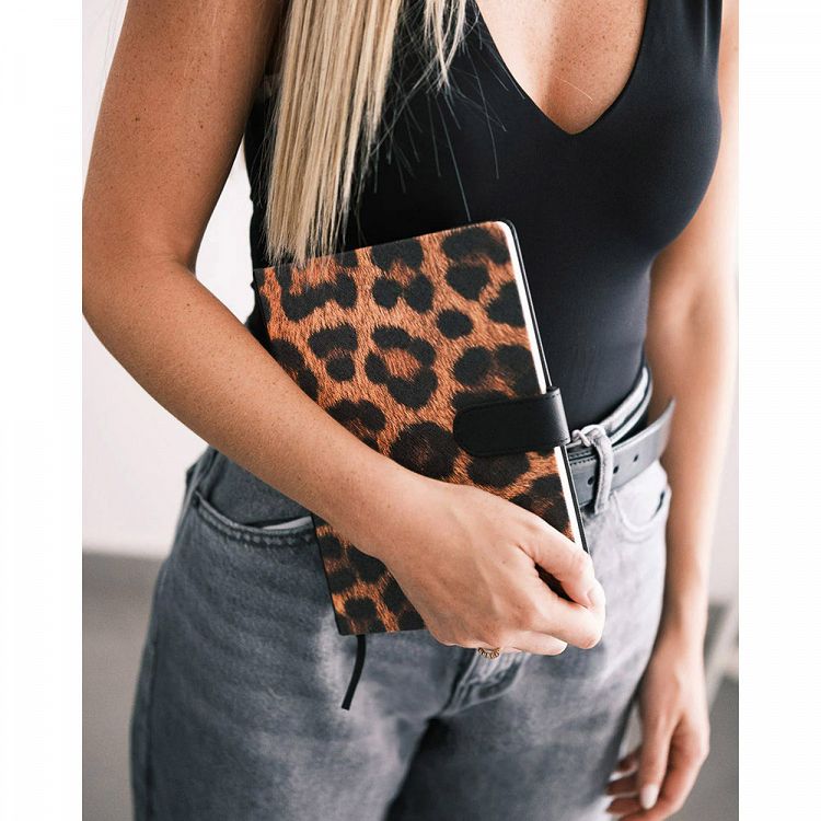 Premium Τετράδιο Α5 με κάλυμμα από Δερματίνη KOKONOTE LUXE Bold Leopard
