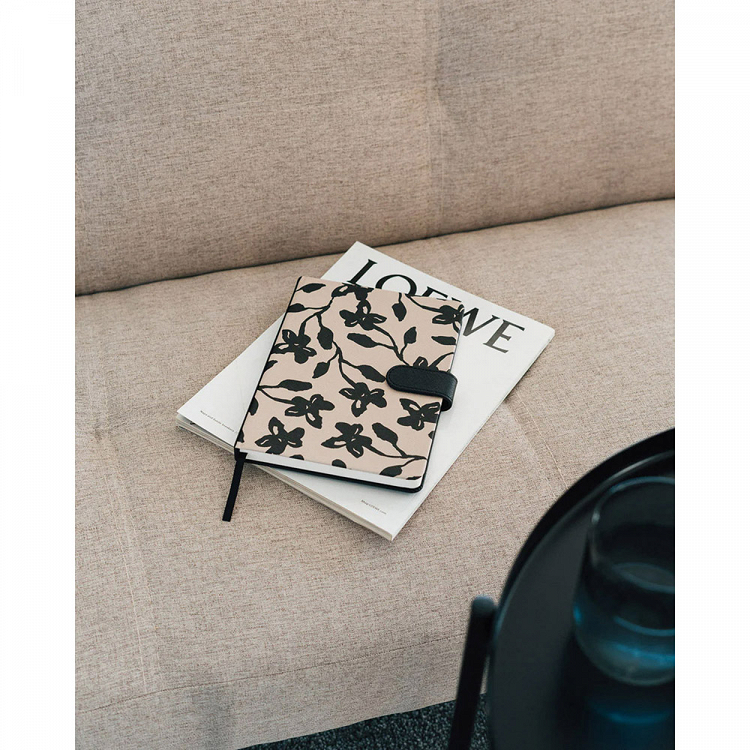 Premium Τετράδιο Α5 με κάλυμμα από Δερματίνη KOKONOTE LUXE Midnight Dahlia