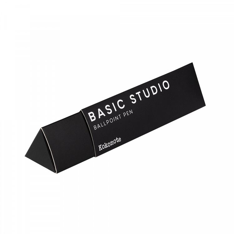 Στυλό 0,70mm KOKONOTE BASIC STUDIO Back to Black Μαύρο με Επίχρυσες Λεπτομέρειες