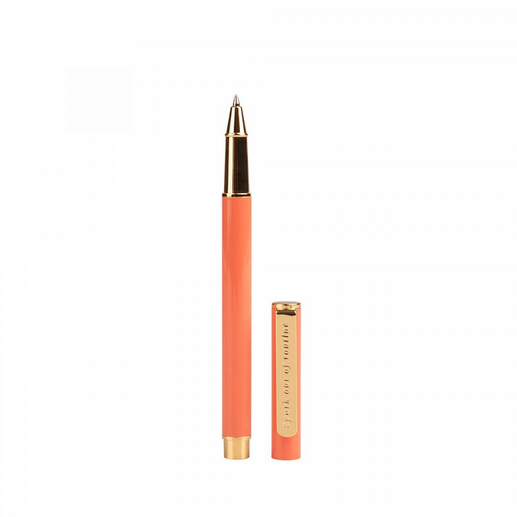Στυλό 0,70mm KOKONOTE BASIC STUDIO Coral Spice Κοραλί με Επίχρυσες Λεπτομέρειες