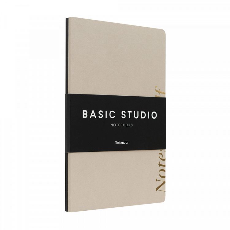 Σετ 2 Τετραδίων Α5 KOKONOTE BASIC STUDIO Neutral Shades