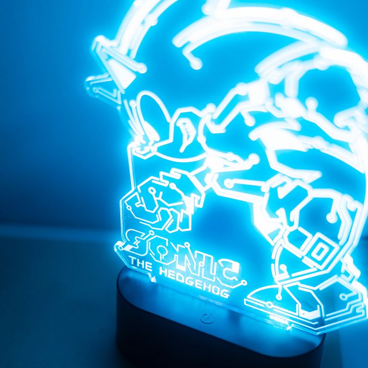 Φορητό Φωτιστικό Led 20εκ SONIC THE HEDGEHOG Speed Circuit