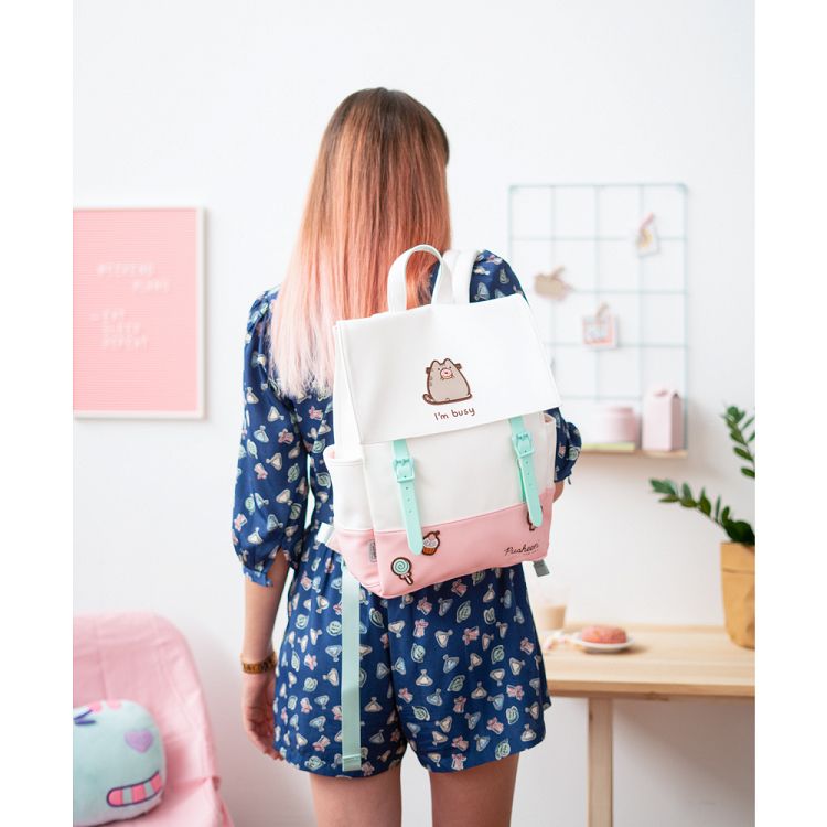 Premium Τσάντα Πλάτης PUSHEEN Rose Collection