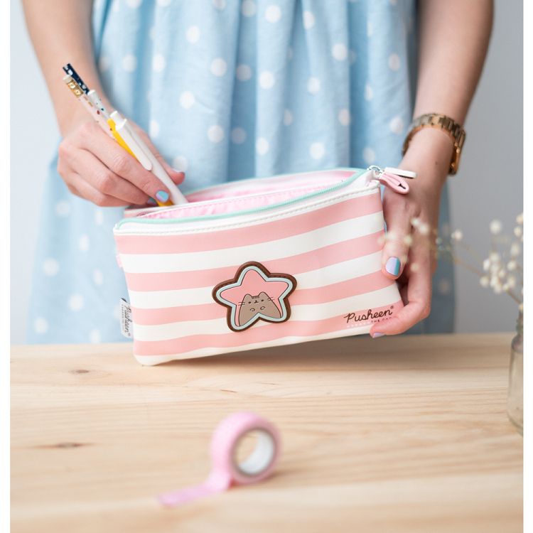 Κασετίνα Τριπλή PUSHEEN Rose Collection
