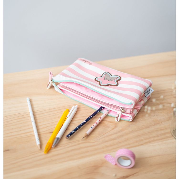 Κασετίνα Τριπλή PUSHEEN Rose Collection