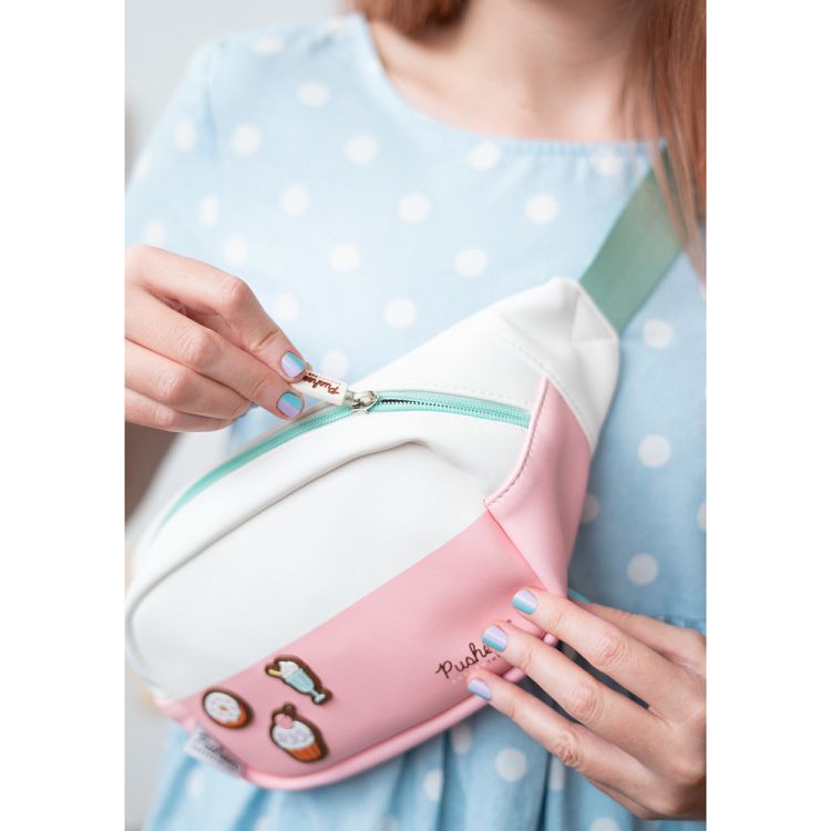 Τσαντάκι Μέσης με Δερματίνη PUSHEEN Rose Collection