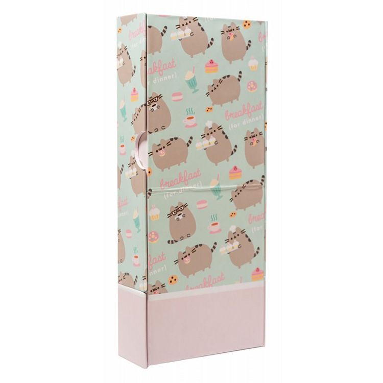 Μολυβοθήκη/Κασετίνα με Θέση για Κινητό PUSHEEN ROSE COLLECTION