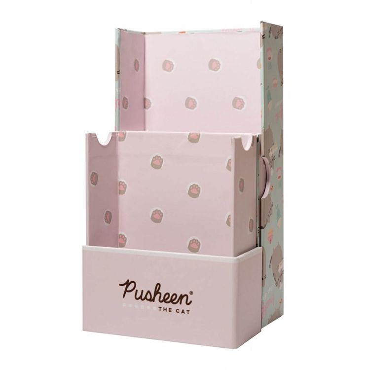Μολυβοθήκη/Κασετίνα με Θέση για Κινητό PUSHEEN ROSE COLLECTION