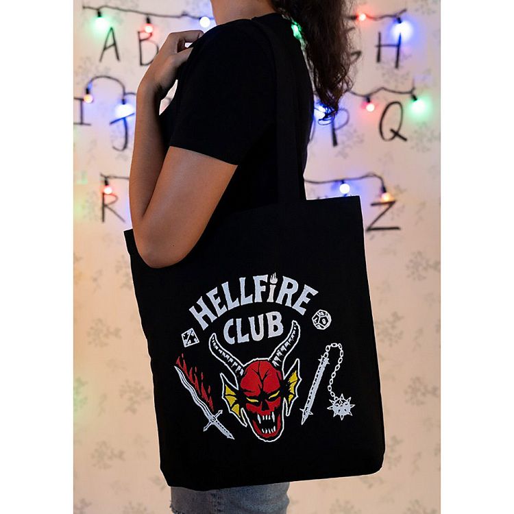 Τσάντα Αγορών Οικολογική STRANGER THINGS Hellfire Club