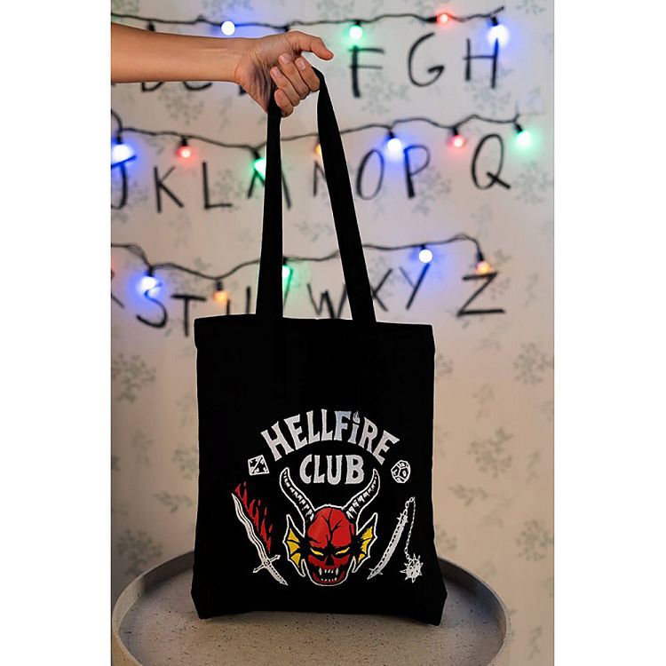Τσάντα Αγορών Οικολογική STRANGER THINGS Hellfire Club